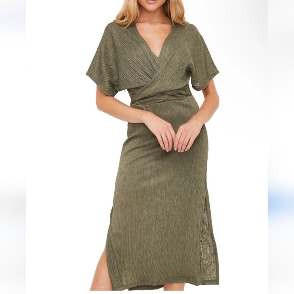 Nordstrom All in Favor plisse dress NWT